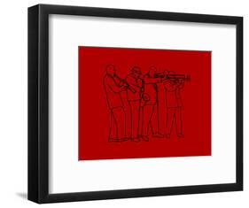 Brass Band New Orleans Style-Rich LaPenna-Framed Photographic Print