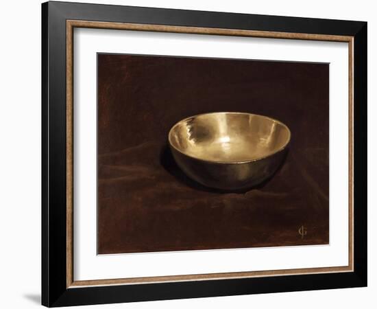 Brass Bowl-James Gillick-Framed Giclee Print