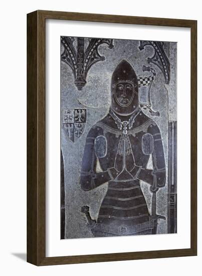 Brass of Sir John Wilcotes, Church of St Michael and All Angels, Great Tew, Oxfordshire, England-Simon Marsden-Framed Giclee Print