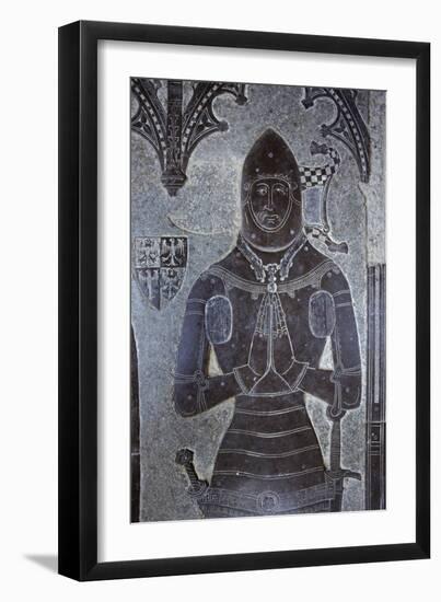 Brass of Sir John Wilcotes, Church of St Michael and All Angels, Great Tew, Oxfordshire, England-Simon Marsden-Framed Giclee Print