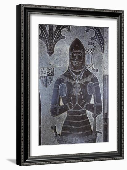 Brass of Sir John Wilcotes, Church of St Michael and All Angels, Great Tew, Oxfordshire, England-Simon Marsden-Framed Giclee Print