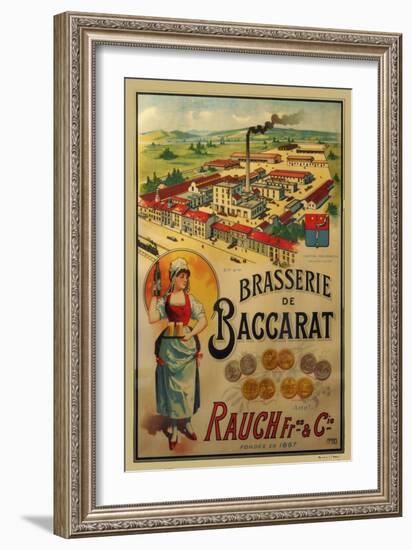 Brasserie de Baccarat-null-Framed Giclee Print