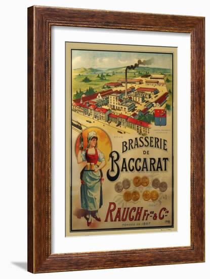 Brasserie de Baccarat-null-Framed Giclee Print