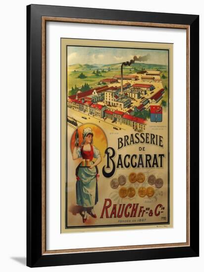 Brasserie de Baccarat-null-Framed Giclee Print