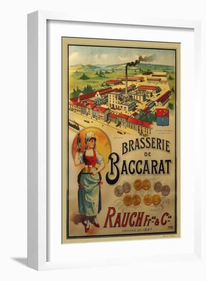 Brasserie de Baccarat-null-Framed Giclee Print