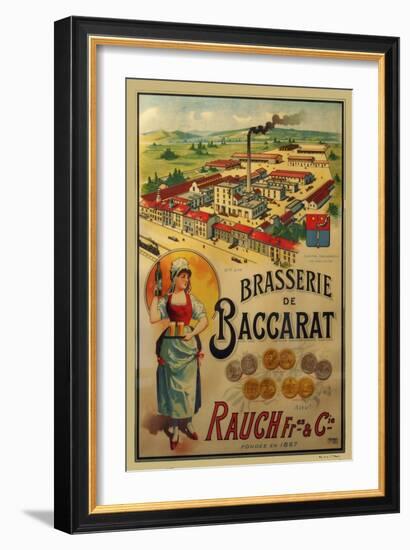 Brasserie de Baccarat-null-Framed Giclee Print