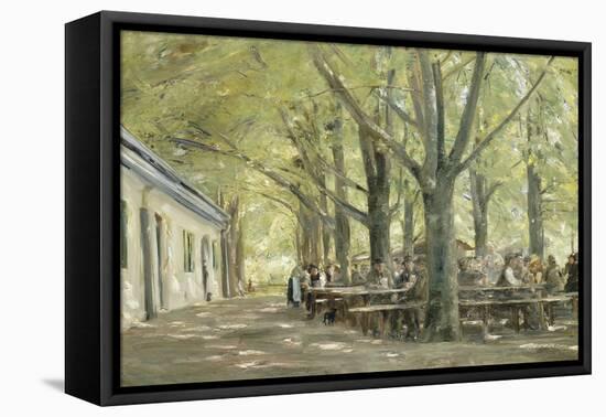 Brasserie de campagne à Brannenbourg (Bavière)-Max Liebermann-Framed Premier Image Canvas