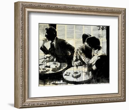 Brasserie-Loui Jover-Framed Art Print