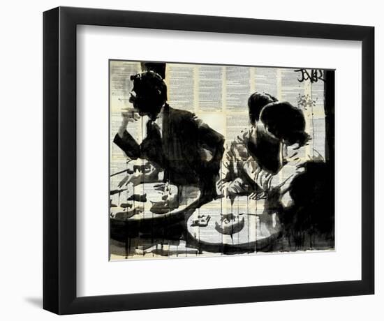 Brasserie-Loui Jover-Framed Art Print