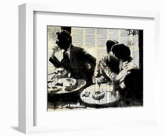 Brasserie-Loui Jover-Framed Art Print