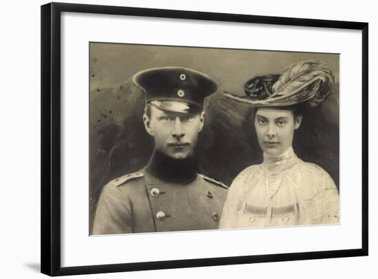 Brautpaar Herzogin Cecilie Mit Wilhelm Von Preußen-null-Framed Giclee Print