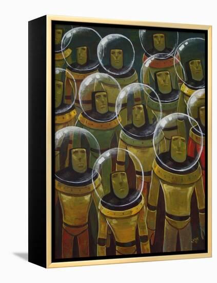 Brave Explorers of Yesteryear-Aaron Jasinski-Framed Stretched Canvas