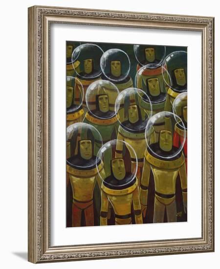 Brave Explorers of Yesteryear-Aaron Jasinski-Framed Art Print