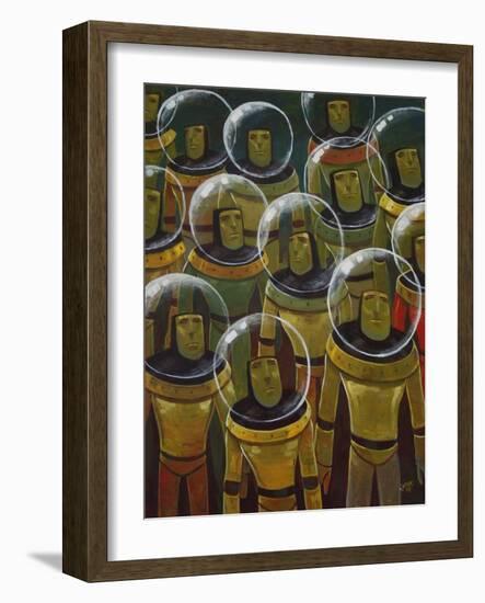 Brave Explorers of Yesteryear-Aaron Jasinski-Framed Art Print