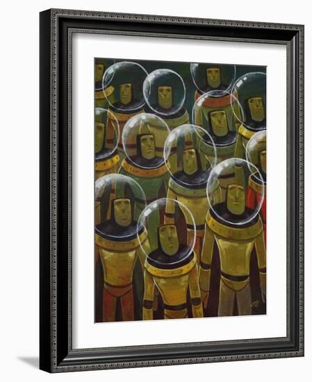 Brave Explorers of Yesteryear-Aaron Jasinski-Framed Art Print