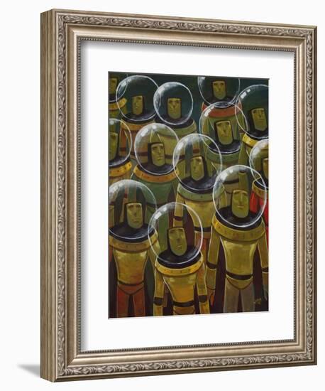 Brave Explorers of Yesteryear-Aaron Jasinski-Framed Art Print