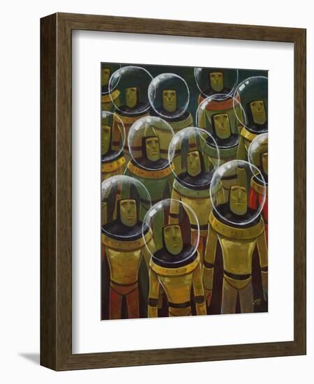 Brave Explorers of Yesteryear-Aaron Jasinski-Framed Art Print