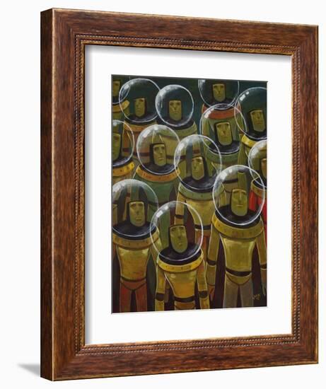 Brave Explorers of Yesteryear-Aaron Jasinski-Framed Art Print