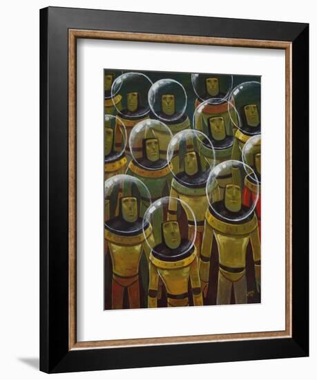 Brave Explorers of Yesteryear-Aaron Jasinski-Framed Art Print