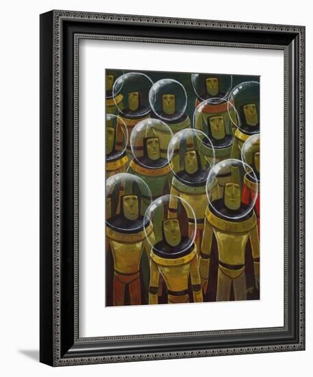 Brave Explorers of Yesteryear-Aaron Jasinski-Framed Art Print