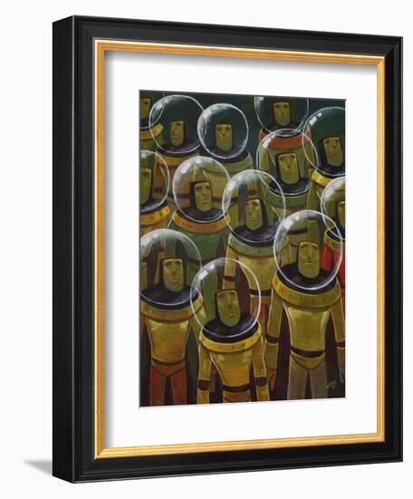 Brave Explorers of Yesteryear-Aaron Jasinski-Framed Art Print