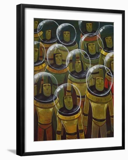 Brave Explorers of Yesteryear-Aaron Jasinski-Framed Art Print