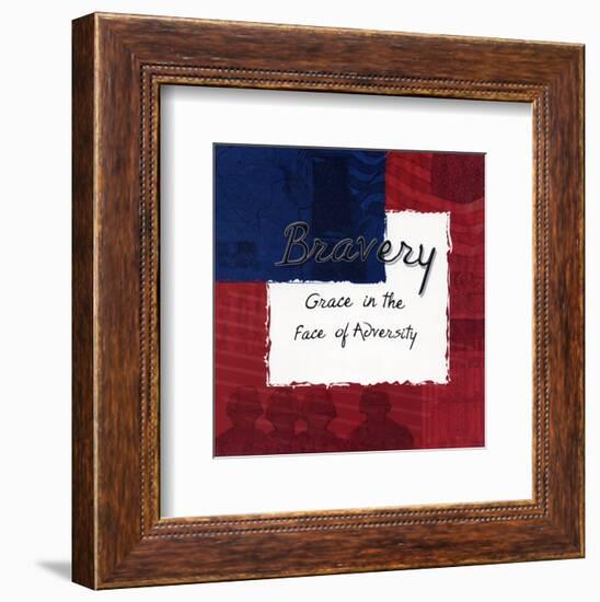 Bravery-Lenny Karcinell-Framed Art Print