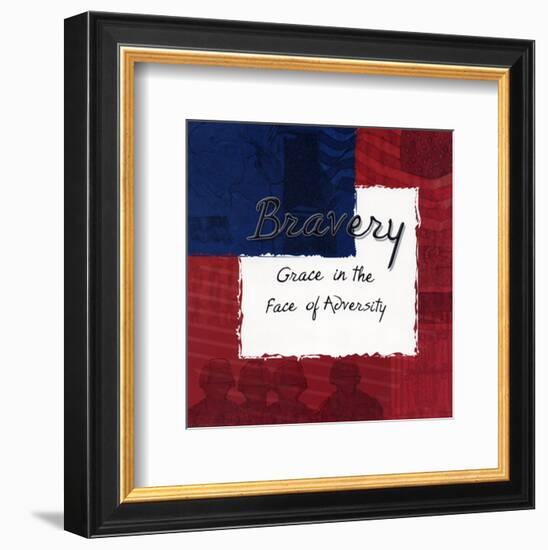 Bravery-Lenny Karcinell-Framed Art Print