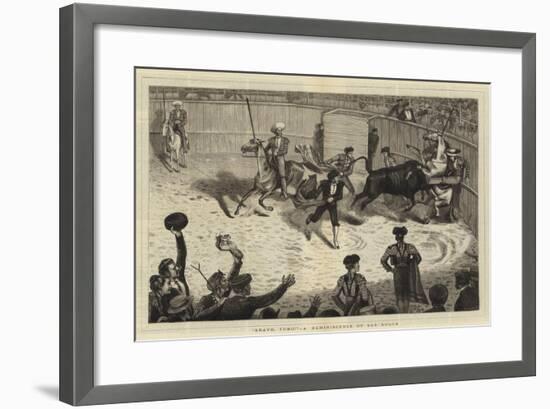 Bravo, Toro!, a Reminiscence of San Roque-null-Framed Giclee Print