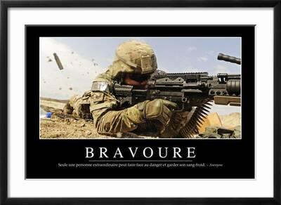 Bravoure Citation Et Affiche D Inspiration Et Motivation Photographic Print Art Com