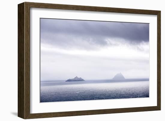 Bray Head, Bray, Kerry, Ireland: The Skellig Islands In Some Interesting Light-Axel Brunst-Framed Photographic Print