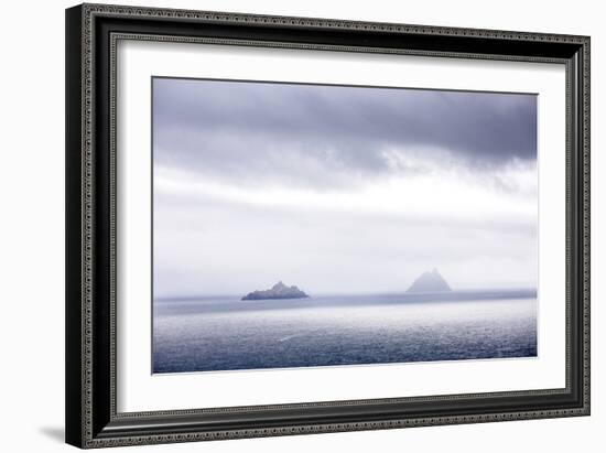 Bray Head, Bray, Kerry, Ireland: The Skellig Islands In Some Interesting Light-Axel Brunst-Framed Photographic Print