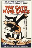 The Cat's Nine Lives-Bray Productions-Art Print