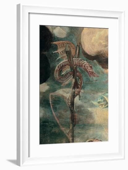 Brazen Serpent-Tintoretto-Framed Art Print