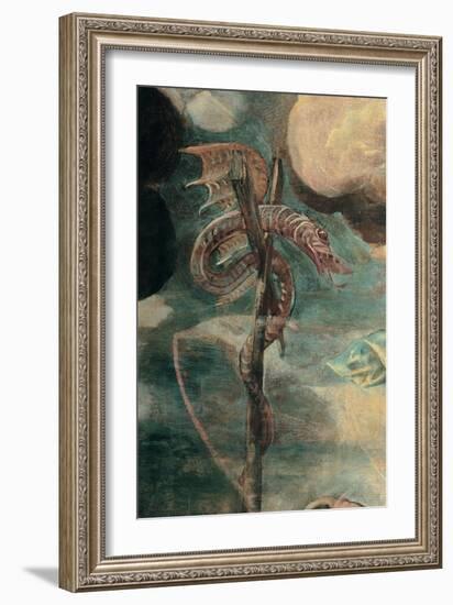 Brazen Serpent-Tintoretto-Framed Art Print