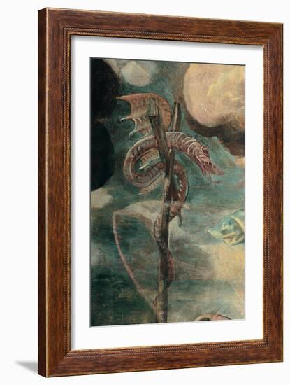 Brazen Serpent-Tintoretto-Framed Art Print