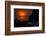 Brazil. A colorful orange sunset in the Pantanal.-Ralph H. Bendjebar-Framed Premium Photographic Print