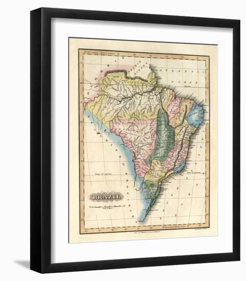 Brazil, c.1823-Fielding Lucas-Framed Art Print