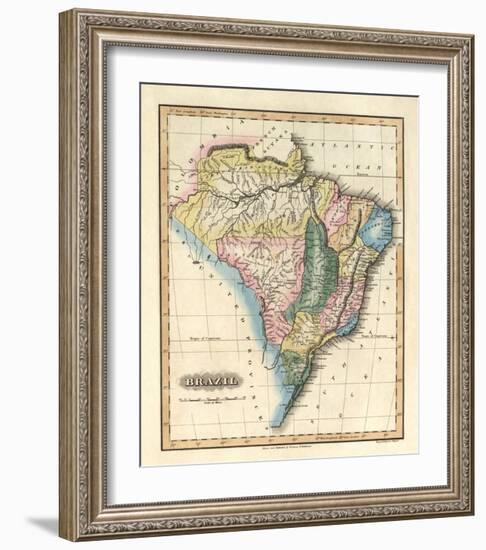 Brazil, c.1823-Fielding Lucas-Framed Art Print