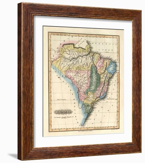 Brazil, c.1823-Fielding Lucas-Framed Art Print