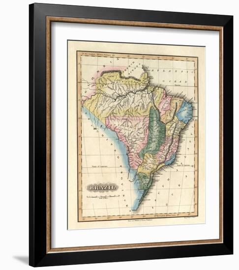 Brazil, c.1823-Fielding Lucas-Framed Art Print