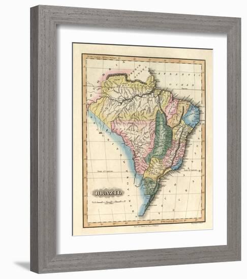 Brazil, c.1823-Fielding Lucas-Framed Art Print