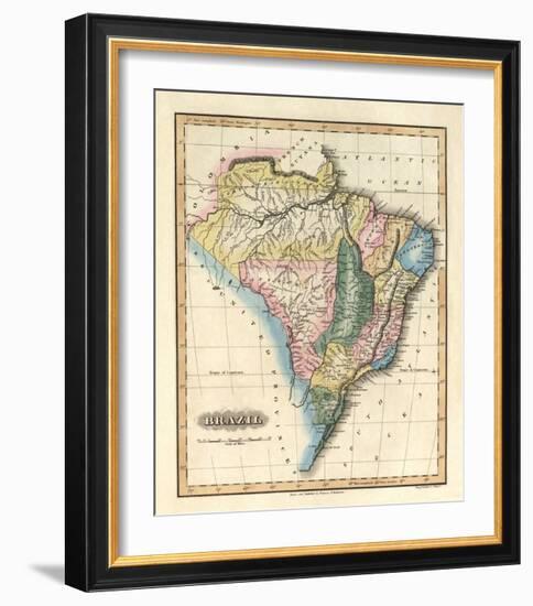 Brazil, c.1823-Fielding Lucas-Framed Art Print