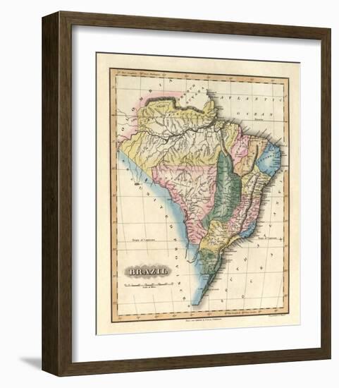 Brazil, c.1823-Fielding Lucas-Framed Art Print