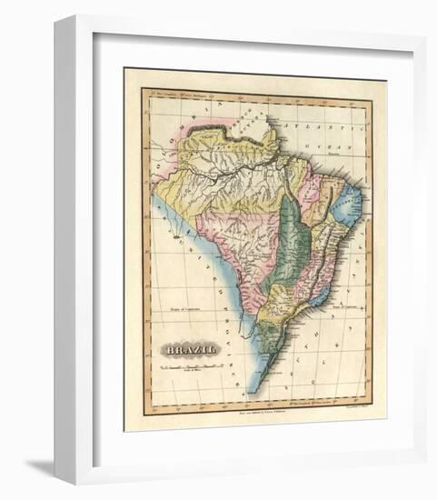 Brazil, c.1823-Fielding Lucas-Framed Art Print