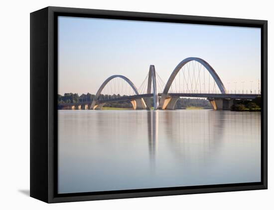 Brazil, Distrito Federal-Brasilia, Brasilia, Lake Paranoa - Lago Do Paranoa-Jane Sweeney-Framed Premier Image Canvas