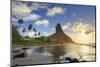Brazil, Fernando De Noronha, Conceicao Beach with Morro Pico Mountain in the Background-Michele Falzone-Mounted Photographic Print