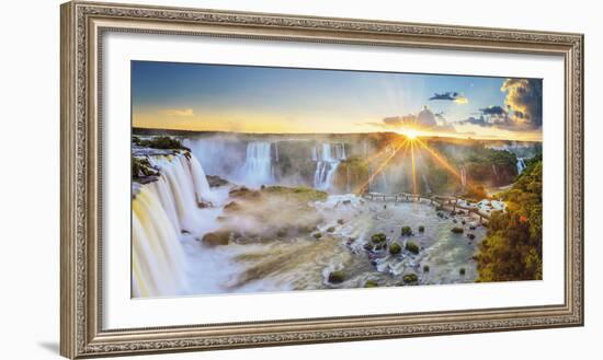 Brazil, Iguassu Falls National Park (Cataratas Do Iguacu), Devil's Throat (Garganta Do Diabo)-Michele Falzone-Framed Photographic Print