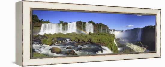 Brazil, Iguassu Falls National Park (Cataratas Do Iguacu), Devil's Throat (Garganta Do Diabo)-Michele Falzone-Framed Premier Image Canvas