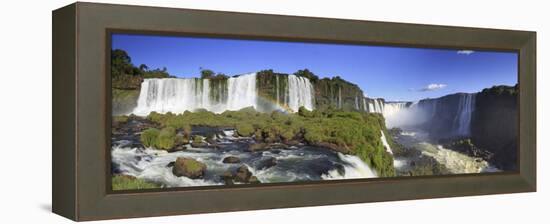 Brazil, Iguassu Falls National Park (Cataratas Do Iguacu), Devil's Throat (Garganta Do Diabo)-Michele Falzone-Framed Premier Image Canvas